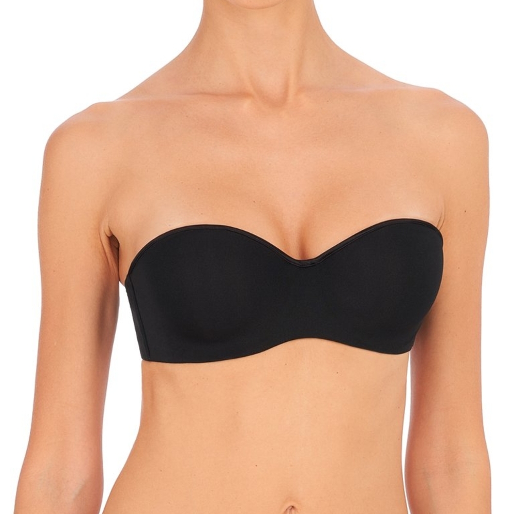 Black Strapless Bra